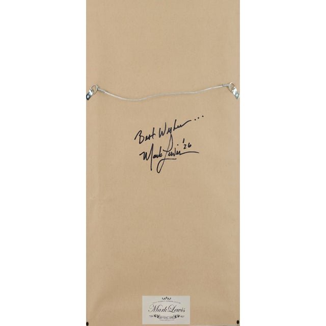 2026 Mark Lewis Original Vertical Abstract Painting - Cy Young Heritage For Sale In Los Angeles - Image 6 of 7