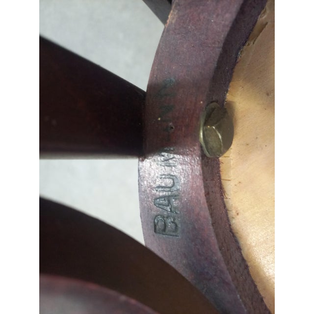 Vintage Bistro Chairs from Baumann, 1950s, Set of 6 For Sale - Image 4 of 18