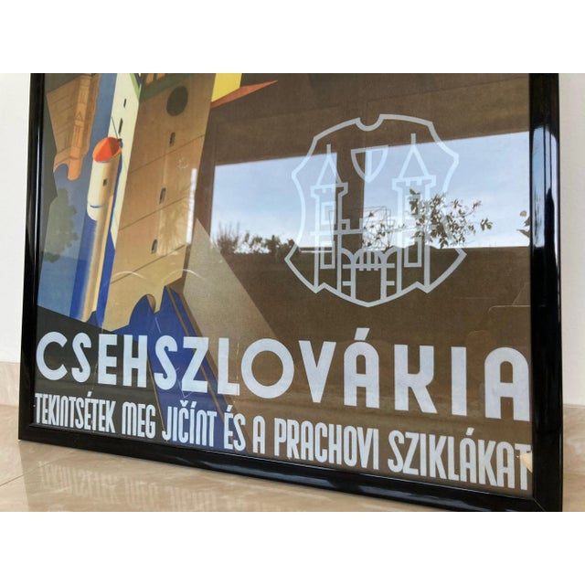 - Original poster (no replica), framed - 1930s - Marked by author