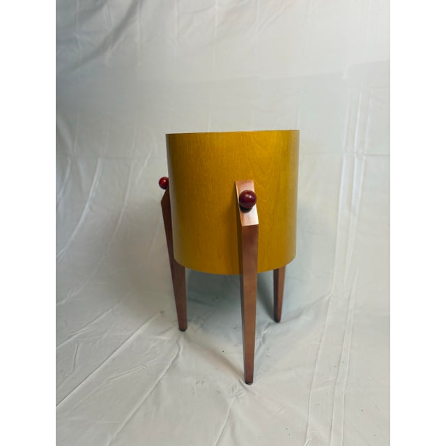 Mid 20th Century MCM Memphis Post Modern Side Table For Sale - Image 10 of 12