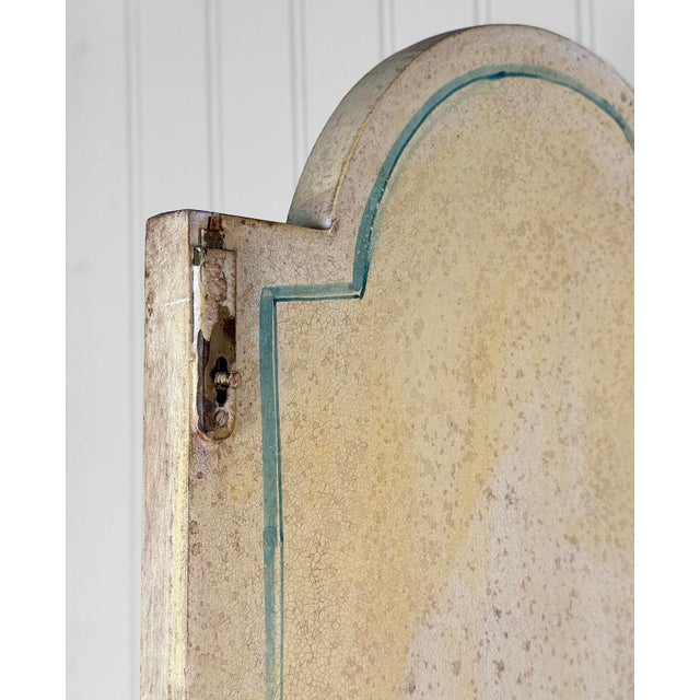 Vintage Italian Venetian Hand Painted Secretary Desk W/ Bookcase Top For Sale - Image 16 of 17