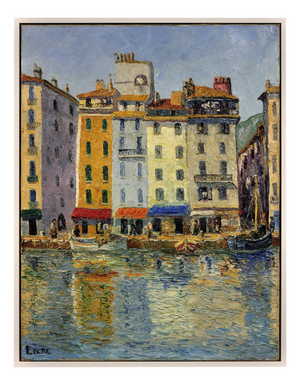 Lokre, Toulon, The Port, La Vieille Darse, Quai Cronstadt, 1939, Oil on Canvas