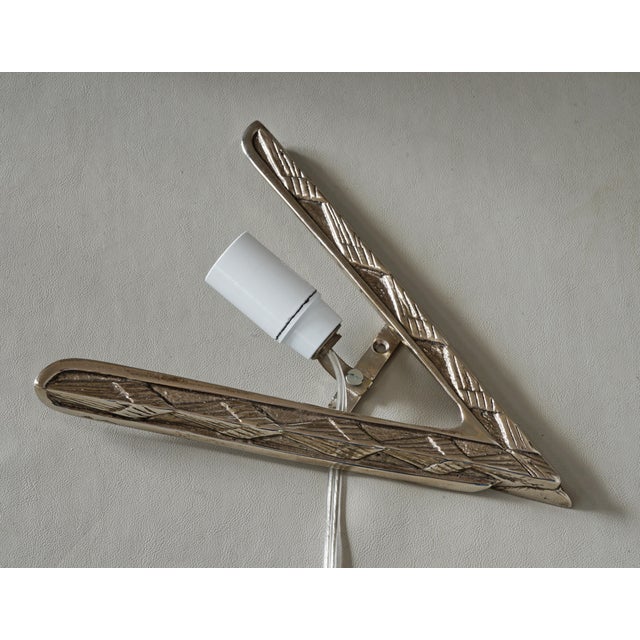 French Art Deco Wall Sconces by Jamain & Degue 1920s France - A Pair For Sale - Image 10 of 14