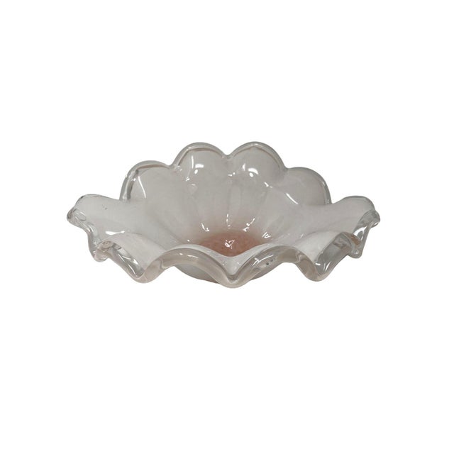 Italian Glass Centerpiece For Sale - Image 4 of 4