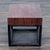 Modern Crate & Barrel Wood Accent Table on Wood Base For Sale - Image 3 of 8
