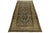 Late 19th Century 19th Century Antique Mahal Wool Rug With Charcoal Field & Olive Floral Motifs For Sale - Image 5 of 9