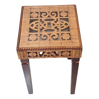 Handcrafted Neomudejar Side Table, 1960s For Sale