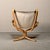 Wood Set of Falcon Chair with Ottoman in Brown Leather by Sigurd Ressell for Vatne Møbler, 1970s For Sale - Image 7 of 18