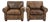 Restoration Hardware Lancaster Classic Brown Leather Luxe Depth Club Chairs For Sale