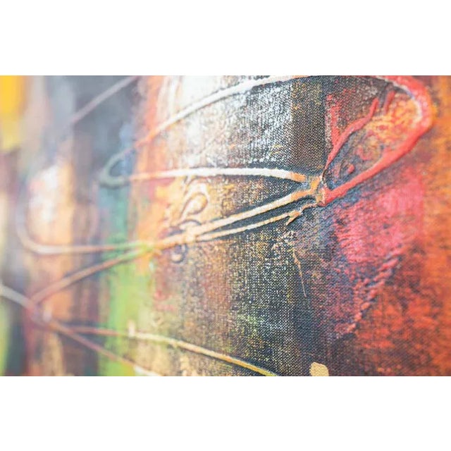 2000 - 2009 Abstract Composition, Acrylic on Canvas, 2000 For Sale - Image 5 of 11