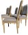 Restoration Hardware Custom Louis XVI Dining Chairs – Set of 6, Belgian Linen, Weathered Oak For Sale - Image 9 of 11