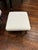 Crate & Barrel Cavett Wood Accent Chair & Ottoman — Excellent Condition For Sale - Image 10 of 15