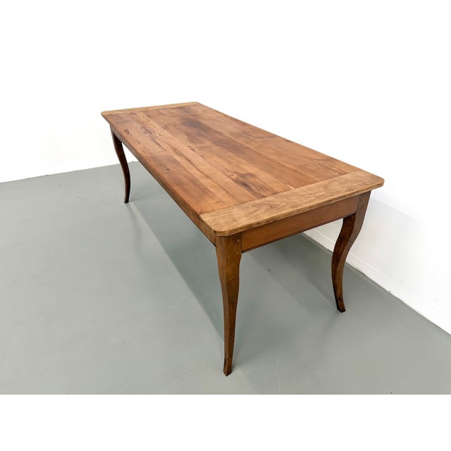 Farmhouse Table in Cherry Wood, 1880 For Sale - Image 14 of 18