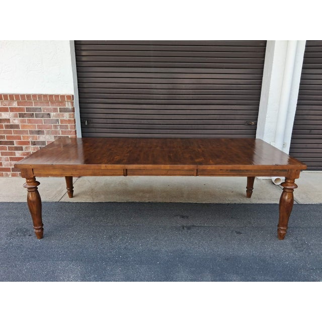 Dining Table Rustic Farmhouse Style With 24" Butterfly Leaf. For Sale - Image 15 of 18