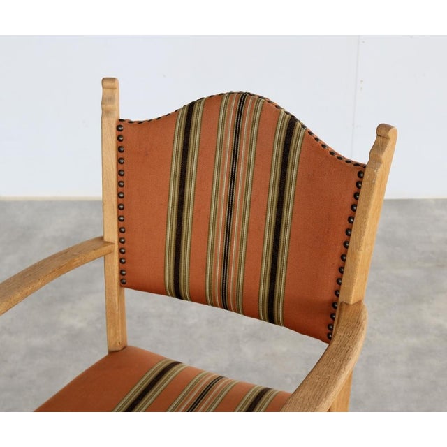 Mid-Century Modern Set of Vintage Danish Brutalist Dining Chairs, 1960s For Sale - Image 3 of 10