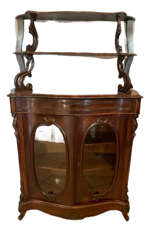 Louis Philippe Mahogany and Veneer Dresser, 19th Century