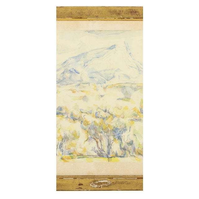 Paper Paul Cézanne, Landscape Composition, Print For Sale - Image 7 of 8