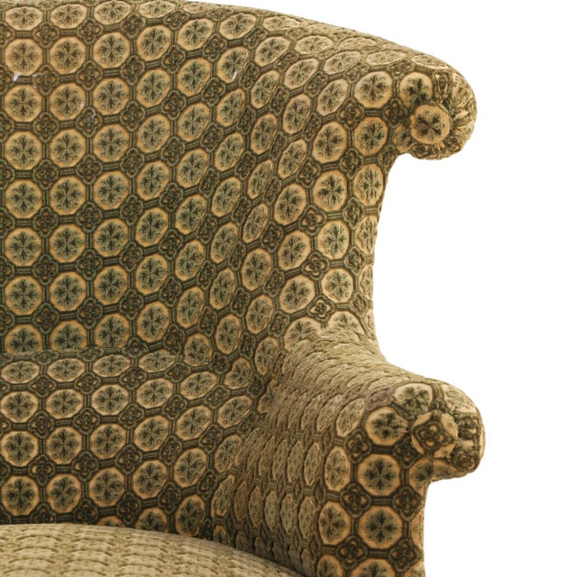 Wood French Napoleon III Chaise Longue, C 1860 For Sale - Image 7 of 7