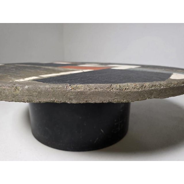 Slate Stone Mosaic Coffee Table from Paul Kingma, 1960s For Sale - Image 4 of 8