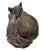 Vintage Cast Iron Sleeping Fox Statue For Sale In West Palm - Image 6 of 12