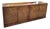 Mastercraft Postmodern Burl Wood & Brass Modular Credenza or Pair of Cabinets For Sale