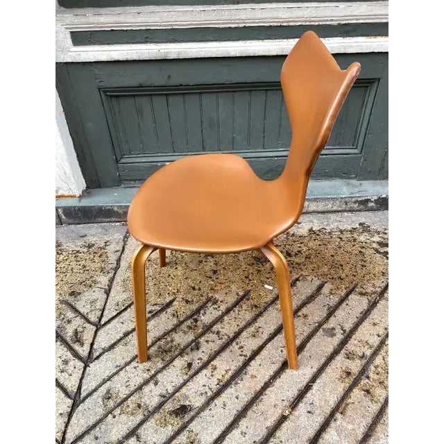 1960s Arne Jacobsen Grand Prix Chair 4130 For Sale In Philadelphia - Image 6 of 9
