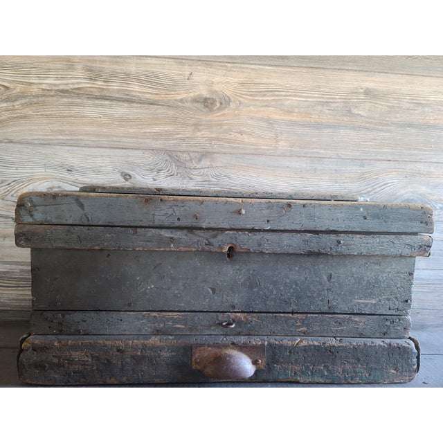Wood 19th Century Early American Document Box For Sale - Image 7 of 9