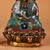Metal Mid 20th Century Set of 3 Cloisonne Enamel Buddha Figures – 7.1" Gilt Bronze Statues For Sale - Image 7 of 9