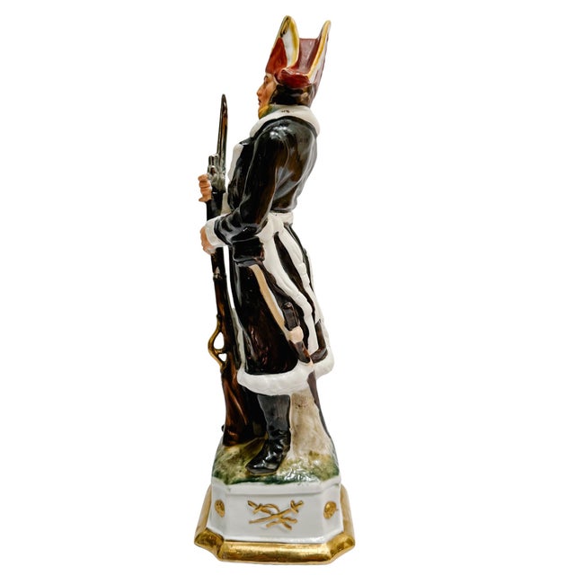 Vintage Italian Porcelain Napoleonic Soldier Figurines by Di Pietro – Set of 3 For Sale - Image 13 of 16