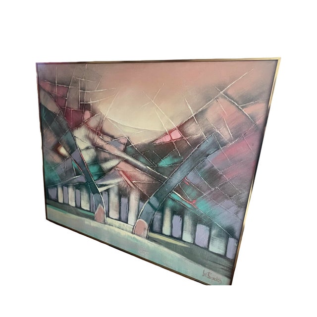 We have for your consideration a very rare and large in size and very hard to find wall art painted by lee reynolds. Art...