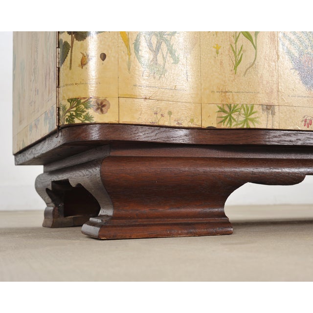 1940s Swedish Modern Nordens Flora Botanical Sideboard Cabinet For Sale - Image 15 of 18