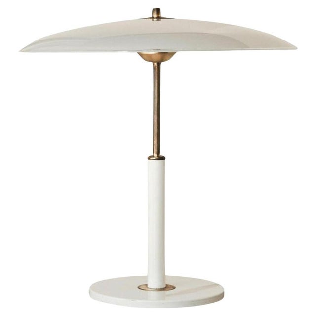Large Solist Table Lamp in Metal, Brass and Opaline Glass from Ikea, 1990s For Sale - Image 11 of 11