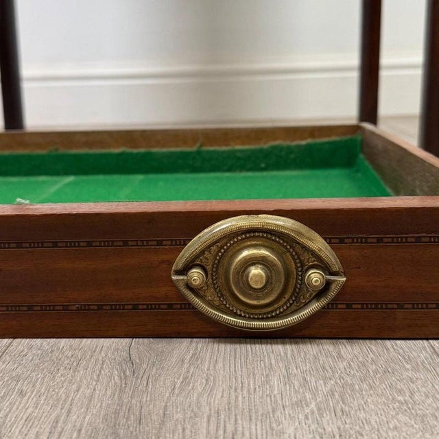 Antique English Georgian Mahogany Display Cabinet, 1700s For Sale - Image 12 of 13
