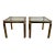 1960s Vintage in the Manner of Mastercraft Hollywood Regency Side Tables - A Pair For Sale