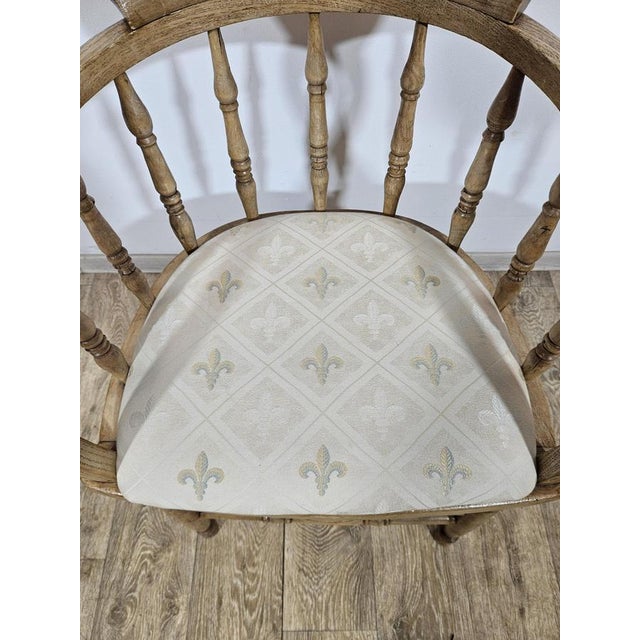 Antique Rustic Captain's Chair, 19th Century For Sale - Image 10 of 11