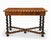 Baroque 19th-Century Dutch Baroque Revival Marquetry Table W/ Ebonized Barley-Twist Legs For Sale - Image 3 of 12