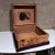 Mid Century Hand Crafted Burlwood Humidor Cigar Storage Box For Sale In San Diego - Image 6 of 13