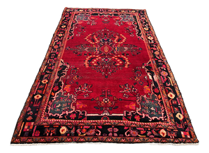 Vintage Middle Eastern Lilihan Armenian Rug