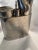 Silver Antique Chinese Qing Era Engraved Water Pipe For Sale - Image 8 of 8