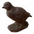 Vintage Heavy Rusted Cast Iron Quail Sculpture For Sale