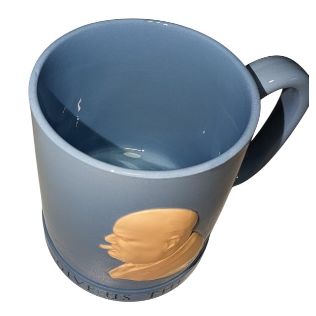 Ceramic Rare 1941 Arnold Machin for Wedgwood Winston Churchill Mug For Sale - Image 7 of 10