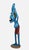 George Lilanga (1934 Kikwetu - 2005 Dar es Salaam), Sculpture of a blue figure, around 1995. Polychrome wood, 72 cm...