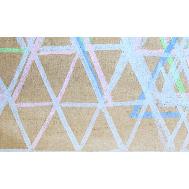 Geometric Abstract Bates, Leo Year: 1973 Oil on Canvas, signed and dated verso Size: 42 x 38 in. (106.68 x 96.52 cm)