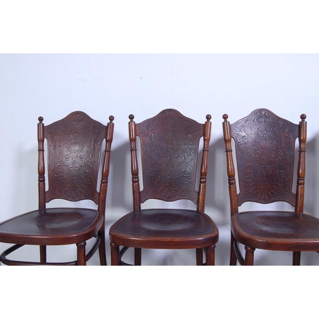 Brown Vintage Chairs by Josias Eissler, 1890s, Set of 6 For Sale - Image 8 of 18