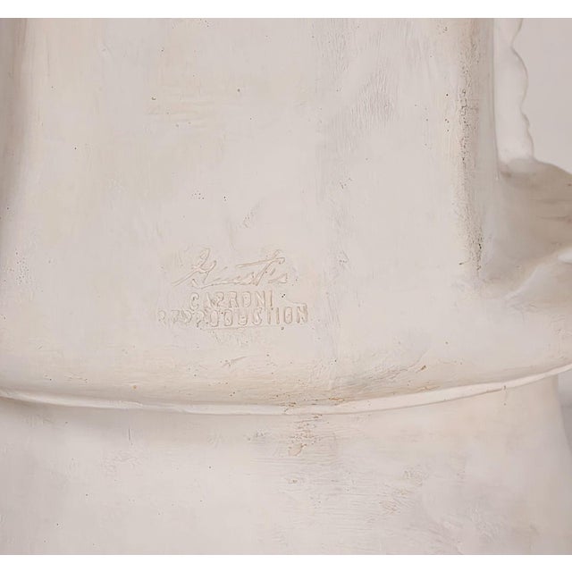 Sculpture Materials Plaster Bust of Athena by Caproni, u.s.a. Circa 1960 For Sale - Image 7 of 9