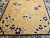 Vintage Chinese Art Deco Rug, Hand-Knotted Wool, Tan & Blue, 1900s For Sale - Image 10 of 12