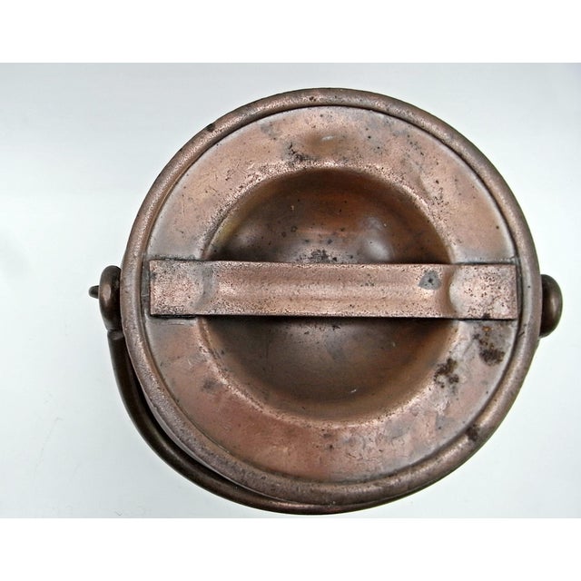 Copper Milk Jug with Lid and Handle in Copper-Plated Zinc, 1970s For Sale - Image 8 of 9