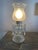 Art Nouveau Vintage Table Lamp With 'Icicles' For Sale - Image 3 of 6