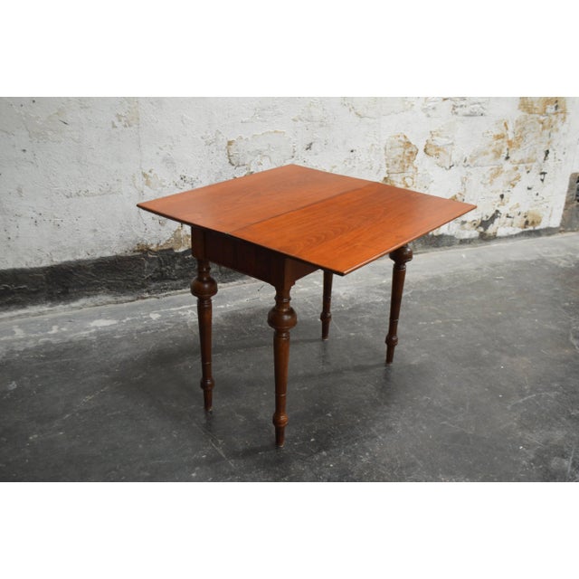 Swedish Neoclassical Mahogany Game Table Console For Sale - Image 4 of 10