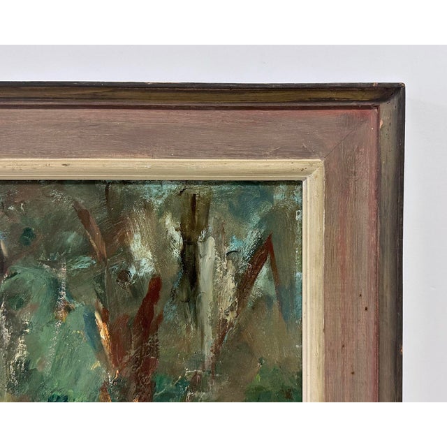 Signed Oil on Board Painting of Horses Tod Lindenmuth For Sale In Indianapolis - Image 6 of 8